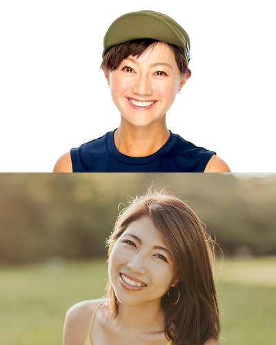 写真：福島和可菜さん、SUIさん